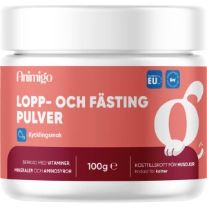 K&ouml;p Lopp- och f&auml;stingmedel till katt, 100g l Animigo