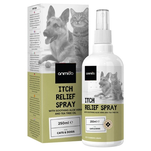 Kl&aring;dstillande Spray f&ouml;r Hund & Katt - Naturligt Skydd & Hj&auml;lp Mot Kliande Hud - 250 ml